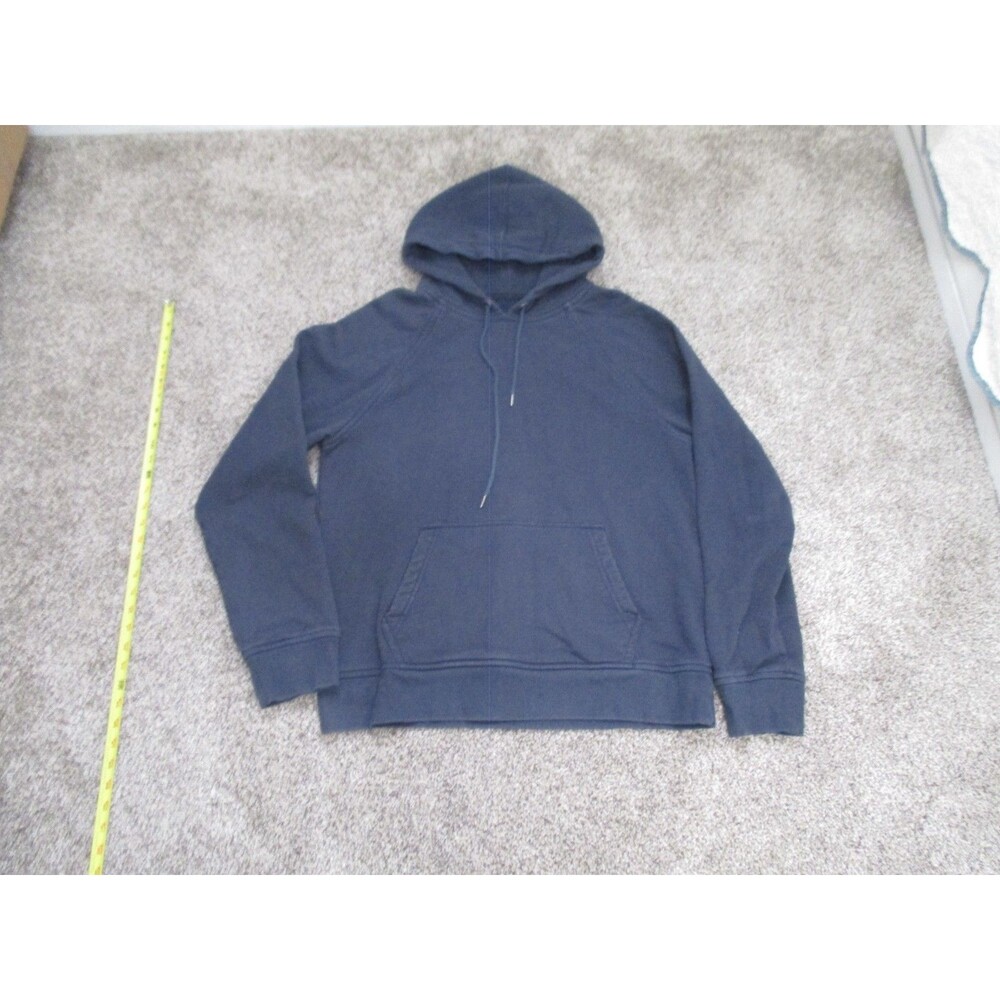 Flint And Tinder Heavyweight Terry Navy Blue Hoodie Sweatshirt Sz XL